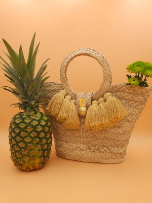 Bohemian Basket Bag