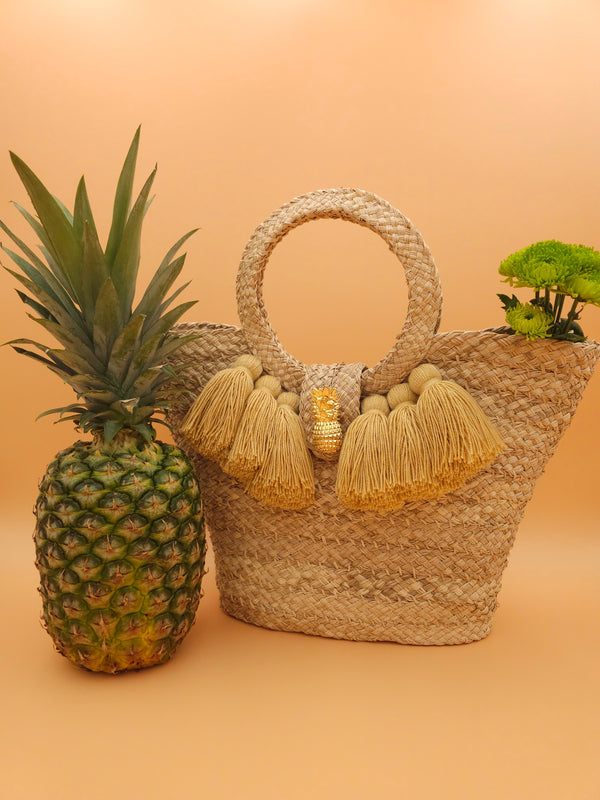 Bohemian Basket Bag