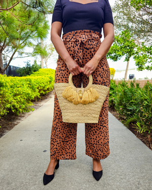Bohemian Basket Bag