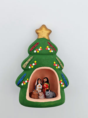 Mini Nacimientos - Handcrafted Miniature Clay Nativity Scene