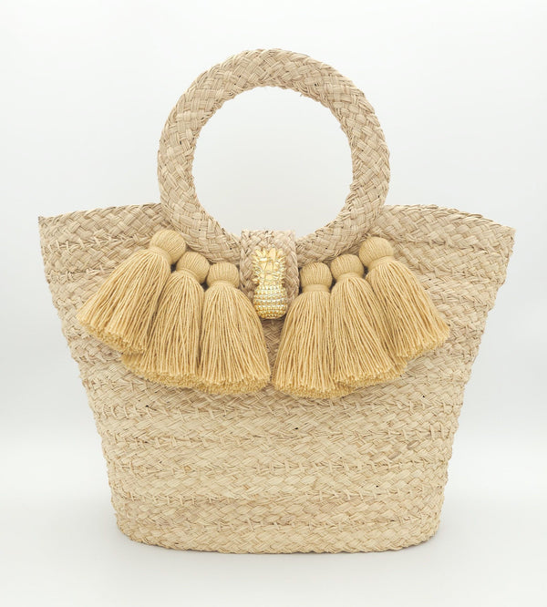 Bohemian Basket Bag