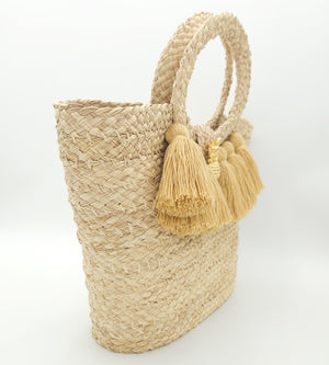 Bohemian Basket Bag