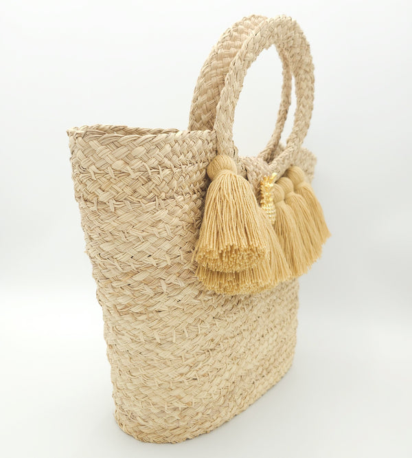 Bohemian Basket Bag