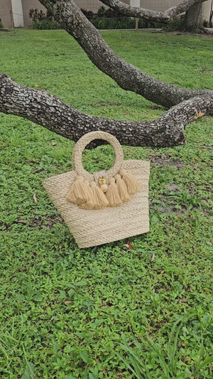 Bohemian Basket Bag